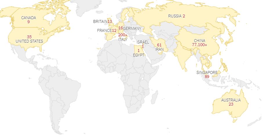 Coronavirus Map