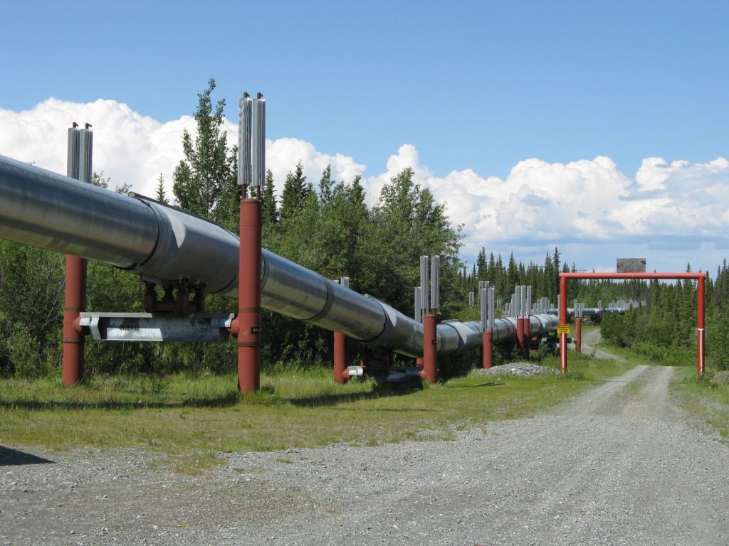Alaska crude pipeline