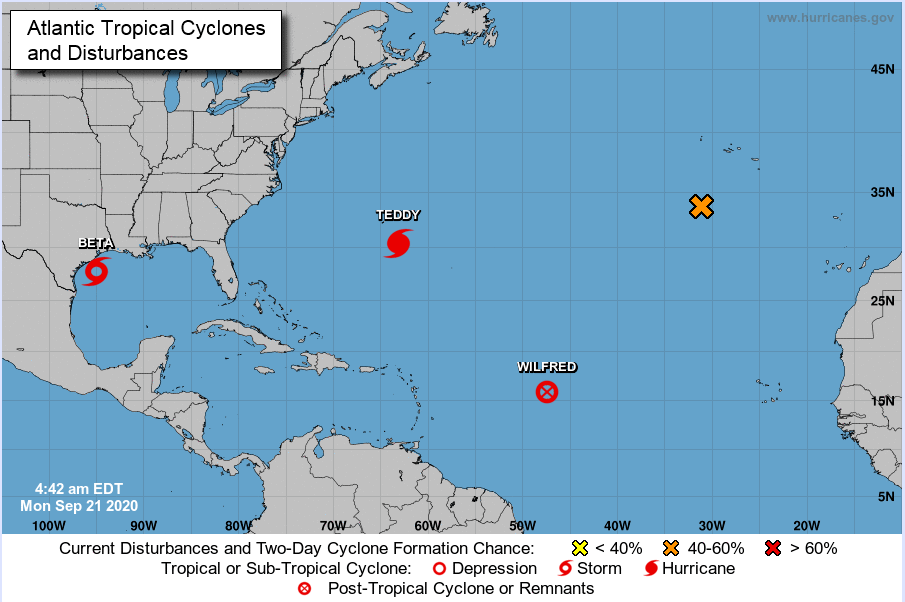 Hurricane Beta in the Gulf